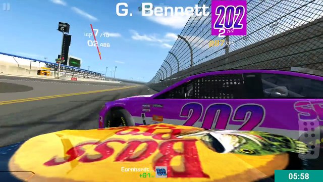 Real Racing 3 NASCAR Dirty way racing in Daytona Speedway