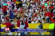 Embajadas y diversas instituciones se sumaron a la fiebre de la Selección Peruana