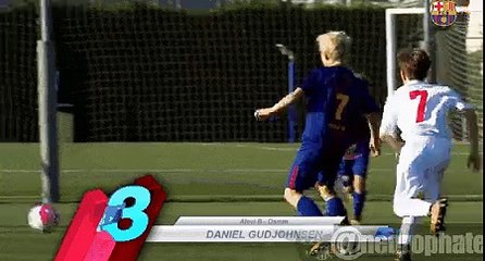 Eidur Gudjohnsen'in oğlundan Barcelona'da şov