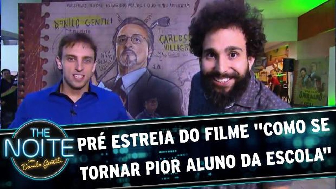 Pré estreia do filme "como se tornar pior aluno da escola"