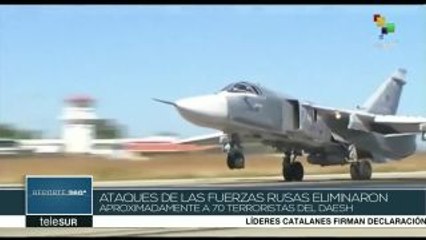 Mueren dos pilotos rusos tras estrellarse en despegue en Siria