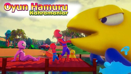 Örümcek Adam Balık Tutuyor - Oyun Hamurundan Çizgi Film ve Süper Kahramanlar 2017