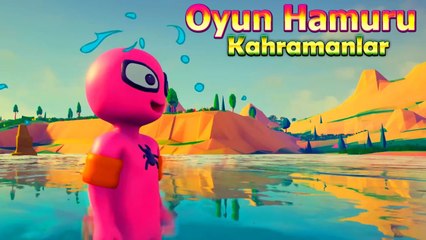 Joker Örümcek Adam'dan Saklanıyor - Oyun Hamuru Çizgi Film Süper Kahramanlar