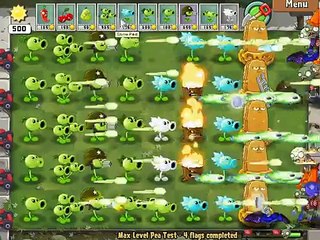 Plants vs Zombies 2 PAK Mod - Max Level Pea Test