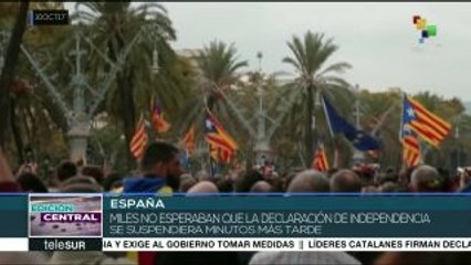 Cataluña prorroga declaración de independencia