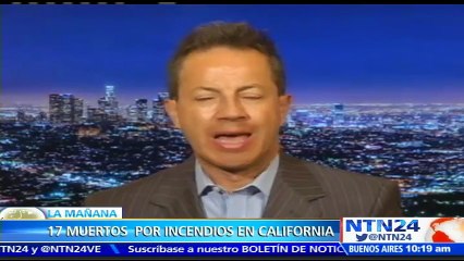 Aumentó a 17 la cifra de muertos por los fuertes incendios en California, EE. UU.