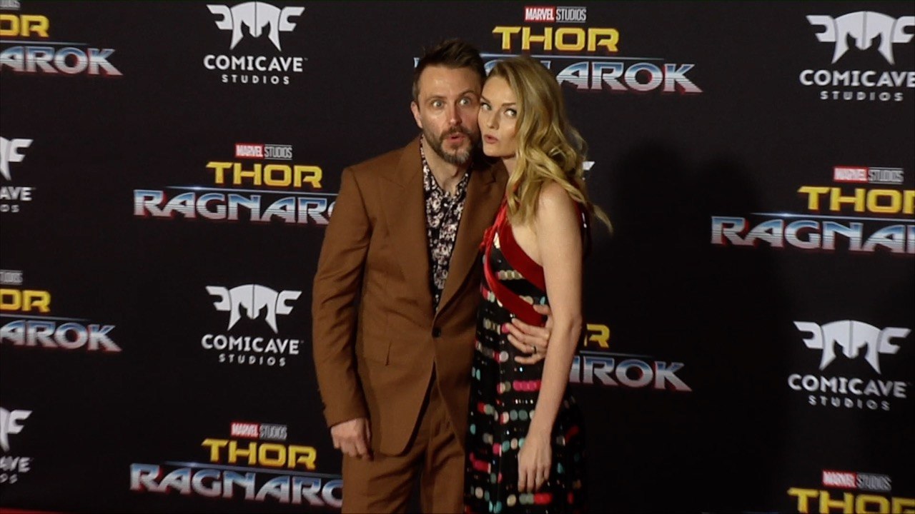 Lydia Hearst and Chris Hardwick "Thor: Ragnarok" World Premiere Red Carpet