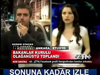 Sigara içerken yakalanan muhabir mallaşıyor