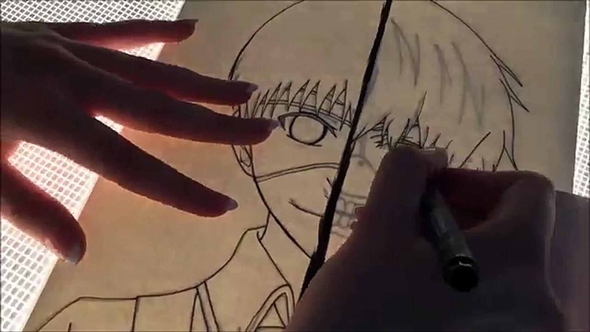 Drawing Kaneki Ken From Tokyo Ghoul Video Dailymotion