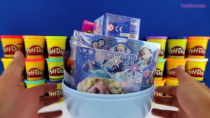 GIANT KRISTOFF Surprise Egg Play Doh - Disney Frozen Toys Funko Pop Anna Elsa Care Bear