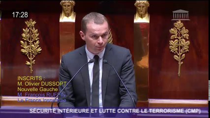 Adoption définitive du projet de loi sur la sécurité intérieure et la lutte contre le terrorisme le 11 octobre 2017