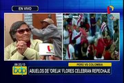 Abuelos de ‘Oreja’ Flores celebran pase de Perú a repechaje