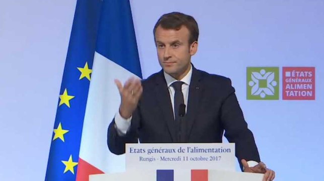 Le name and shame sera rendu possible : Emmanuel Macron aux Etats généraux de l'alimentation