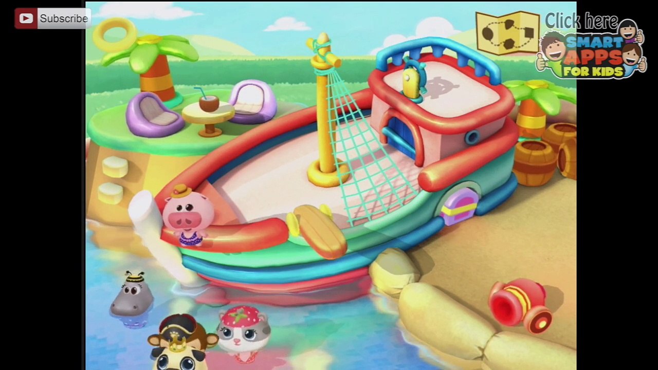 Dr. Pandas Swimming Pool Part 1 - Best iPad app demo for kids - Ellie