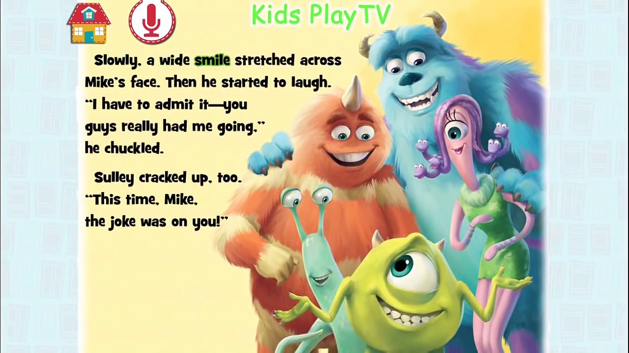 Bedtime Story for Kids - Disney MONSTERS Inc Storytime for children