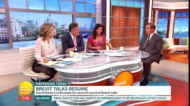 Nigel Farage Claims Immigrants Do Not Benefit the UK Economy | Good Morning Britain