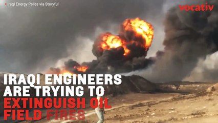 Fighting ISIS' Iraqi Oil Field Fires