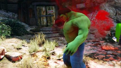 Hulk Find GOLD MINE Joker Trick Gold Robbery Police Spiderman save Hulk in Spiderman Cartoon
