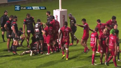 PRO D2 - Résumé Aurillac-Narbonne: 15-6 - J5 - Saison 2017/2018