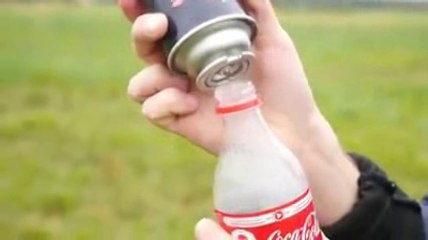 la bouteille de coca cola fusée