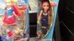 Dc Super Hero Girls Dolls & Giant Boxing Gloves Fun on Trampoline W/ Superheroes Supergirl & Batgirl