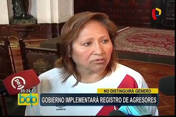 Gobierno implementará registro único de agresores