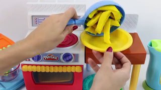 ★ Cooking Toys For Kids ★ Toy Kitchen Set Cooking Playset For Children Play Ketter Toaster Mixer
