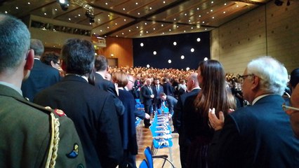 Inauguration de la foire du livre de Francfort