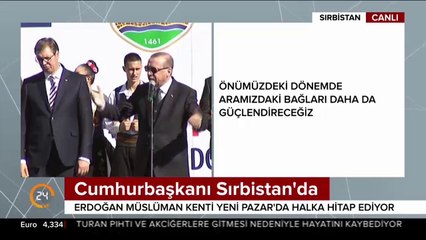 Cumhurbaşkanı Erdoğan Sırbistan'da