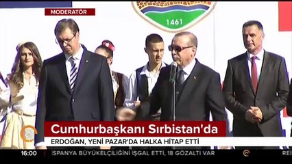 Cumhurbaşkanı Erdoğan Sırbistan'da