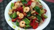 Chinese Recipe : Stir-fried Seafood and Pork with Cashew