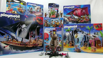 Massive Collection Playmobil Pirates Toys - Treasure Island & Soldiers Look  Out - New for 2016 – Видео Dailymotion