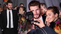 Miley Cyrus and Liam Hemsworth Dazzle on Red Carpet