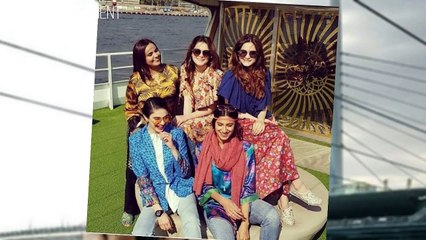 Aiman Khan and Minal Khan at Beach Bosphorus Istanbul