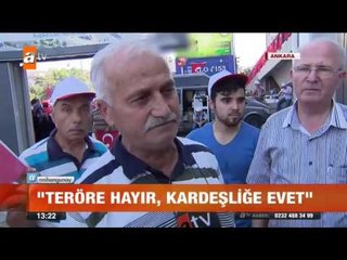 Teröre karşı büyük yürüyüş! - atv Gün Ortası Bülteni