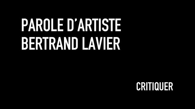 MOOC L’art moderne et contemporain en 5 gestes - CRITIQUER - Parole d’artiste