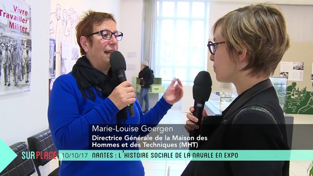 Sur place à l'expo sur les gars de la navale