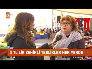3 TL'lik zehirli terlikler her yerde - atv Gün Ortası Bülteni