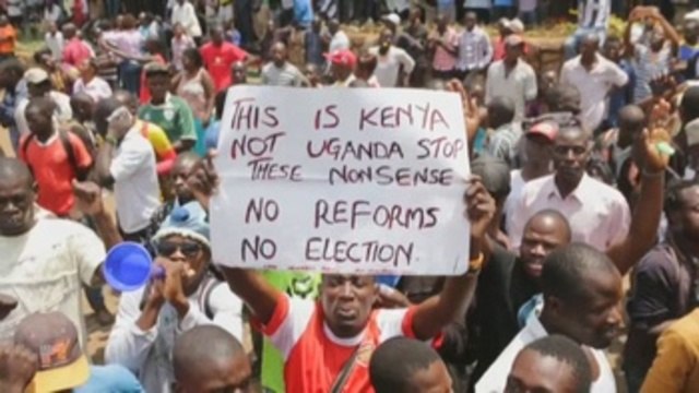 Jornada de protestas en Kenia acaba con el anuncio de la Comisión Electoral de que mantiene las elecciones