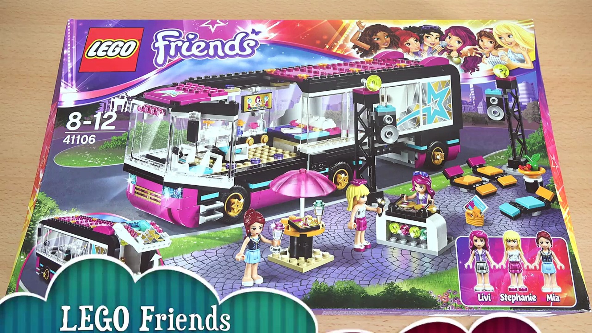 lego friends livi tour bus
