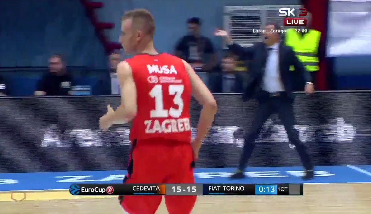 Džanan Musa - 11 poena protiv Torina