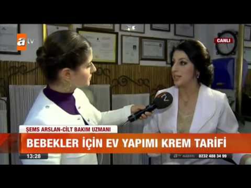 Bebekler için ev yapımı krem tarifi - atv Gün Ortası Bülteni