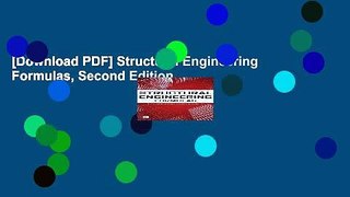 [Download PDF] Structural Engineering Formulas, Second Edition
