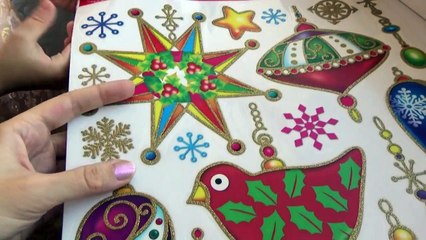 Алиса украсила окна и зеркала дома Entertainment for children Decorate the house for the holiday