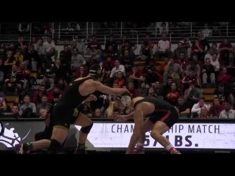 157 m Final, Michael Kemerer, IOWA vs Tyler Berger, NEB