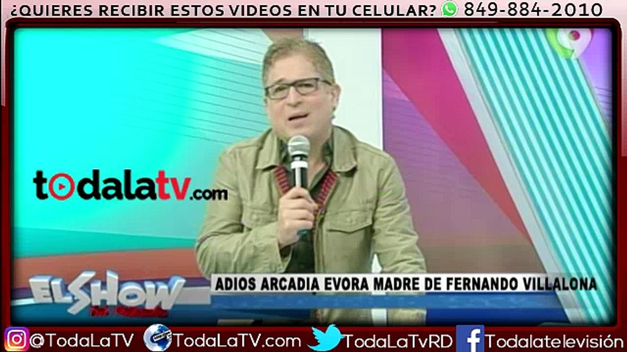 Muere la madre de Fernando Villalona “El Mayimbe”-El Show del Mediodía-Video