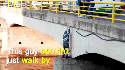 He is brave -- Actual meaning