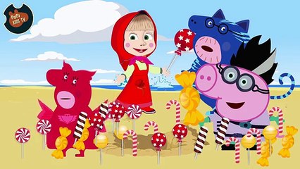 Masha And The Bear Cry At Beach when lost her lollipop Best Compilation. Маша и Медведь