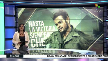 Salvadoreños realizan homenaje a Ernesto "Ché" Guevara