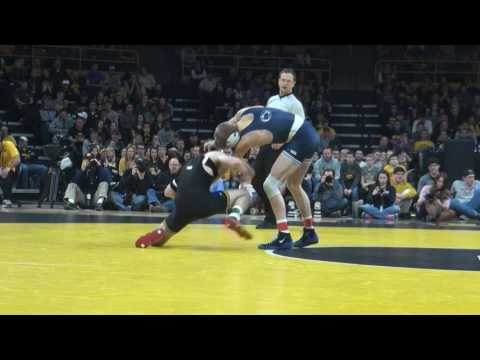133 lbs Cory Clark, Iowa vs George Carpenter, Penn State